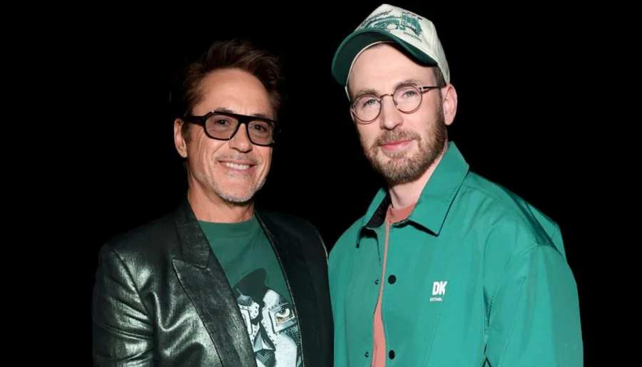 chris evans and robert downey jr. reunite for major ‘doomsday’ reveal