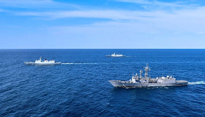 pakistan navy and china naval forces conclude sea guardian iv exercise ispr