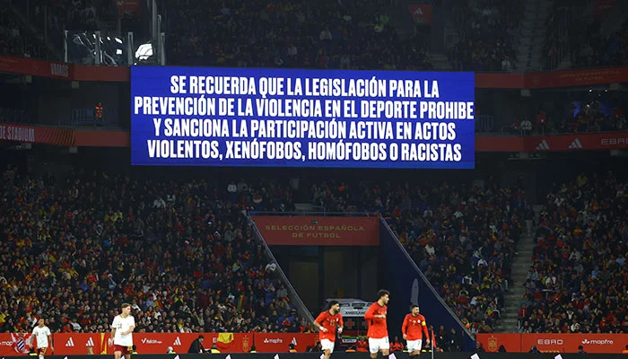 spain launches probe into anti muslim chants at friendly match in egypt